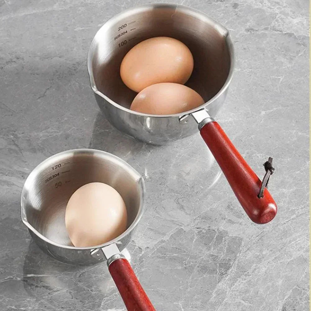 Stainless Steel Hot Oil Pan | Mini Saucepan for Butter, Milk, and Gravies