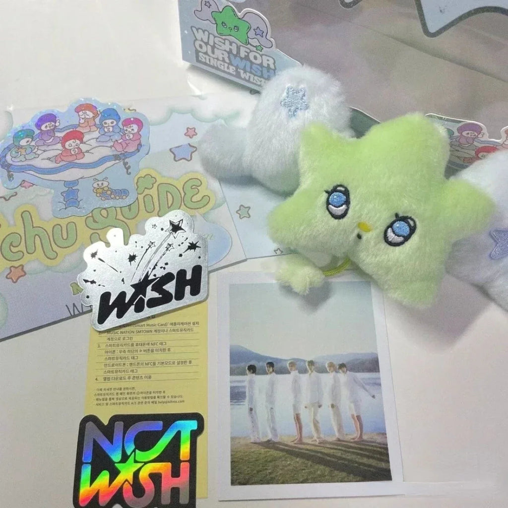 SION RIKU YUSHI JAEHEE RYO SAKUYA Single Wish Wichu Keyring | Kpop Star Bag Charm Gift