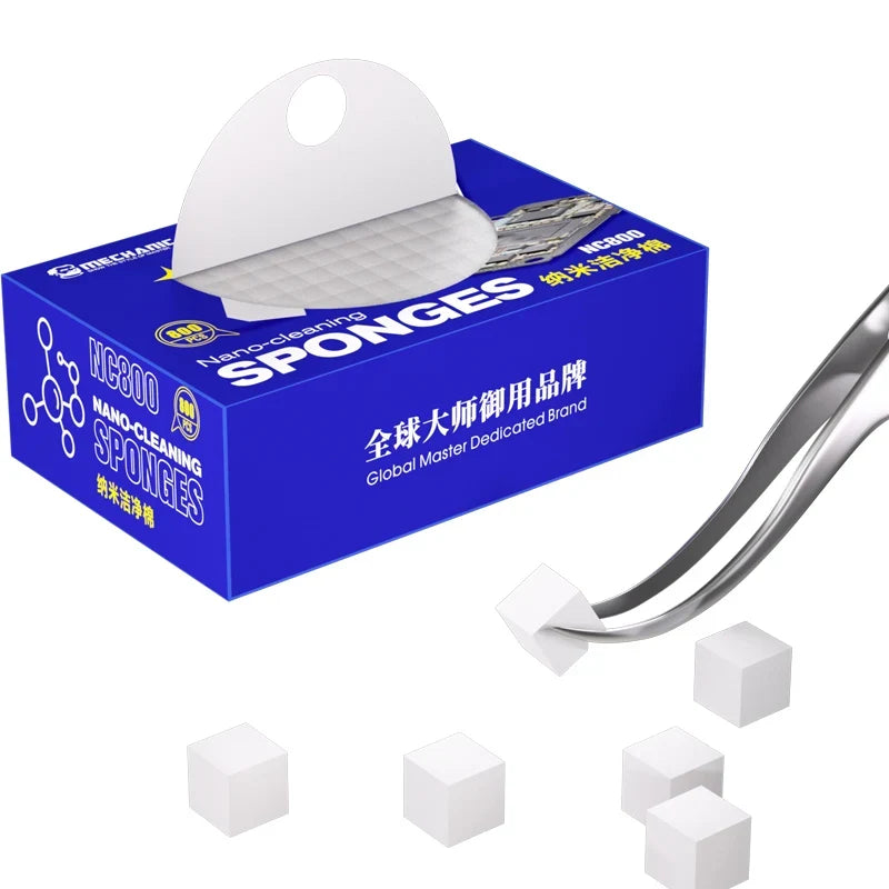MECHANIC NC800 Nano-cleaning Sponges | No-Slagging Keyboard and Motherboard Cleaning Tool