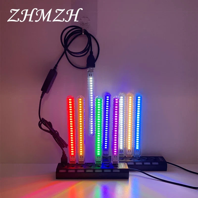 DC5V 24LED USB Night Light | 7 Color Atmosphere Lamp for Live Streaming