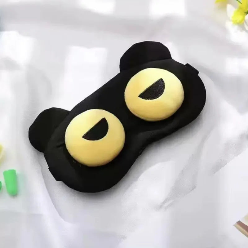 Cute Eye Mask Sleep Soothing Eye Fatigue Warm Compress | Comfortable Children and Students Eye Masks