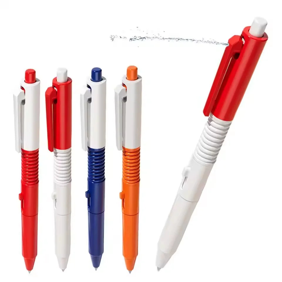 Retractable Water Spray Pen | Funny Prank Ballpoint with Hidden Spray