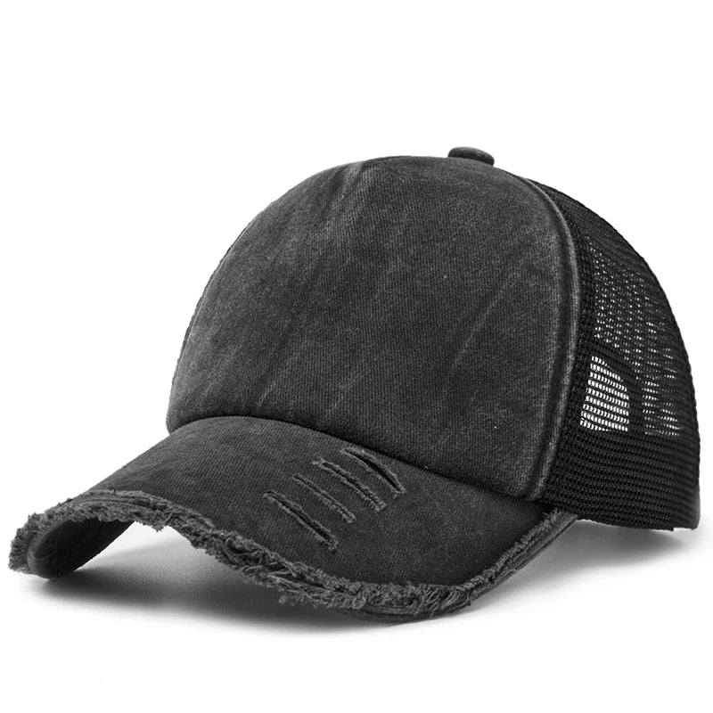 Mesh Baseball Cap for Summer | Lightweight Unisex Snapback Hat