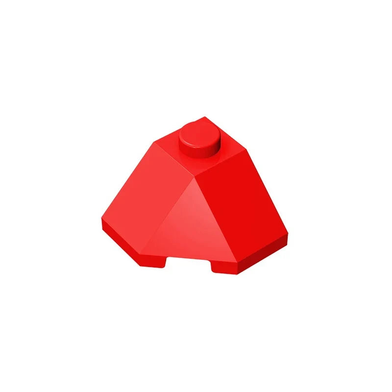 ROOF TILE 2x2x1 45 Degree Bottom | Compatible Building Block for Creative DIY