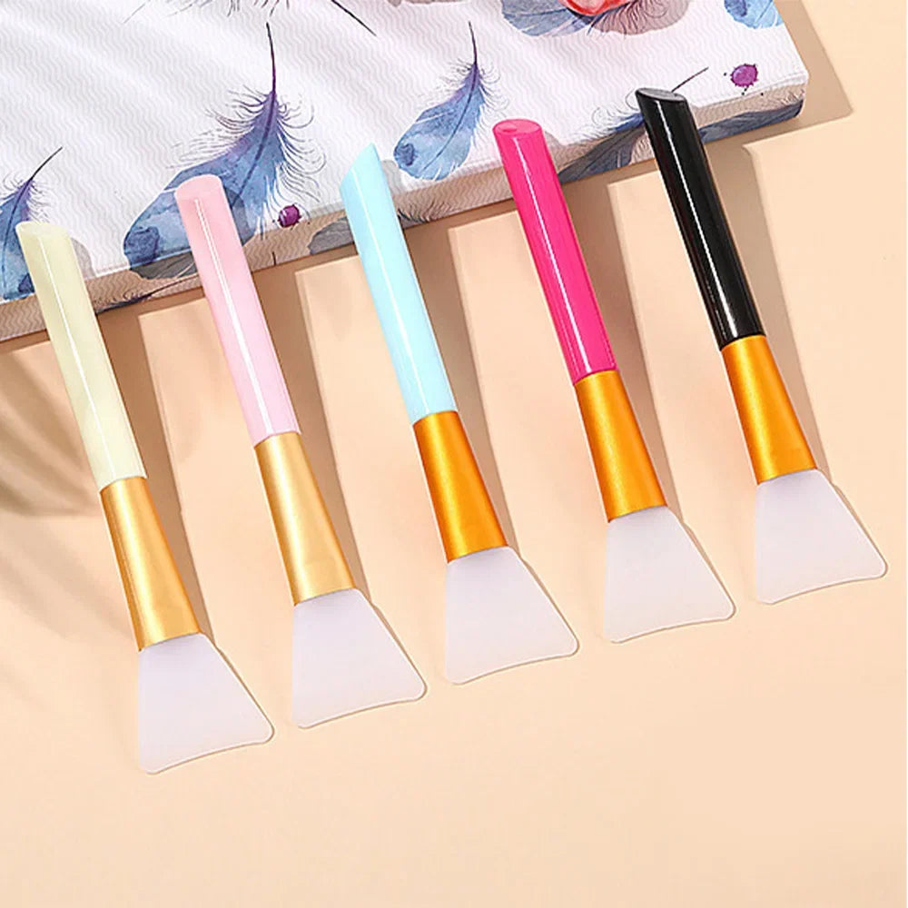 Silicone Facial Mask Brush Set | Mild and Soft Applicator for All Skin Types