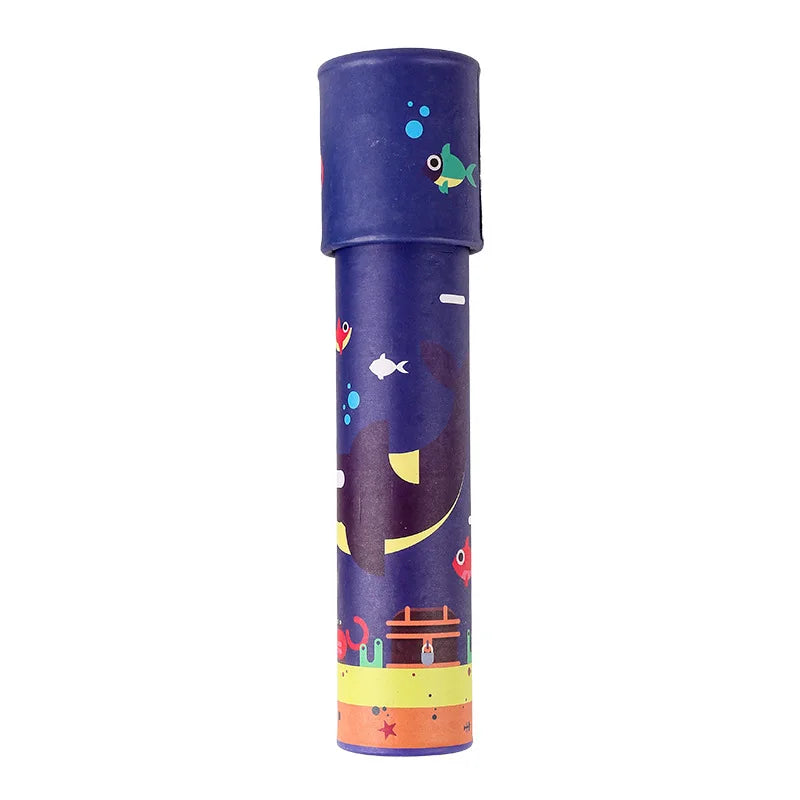 Classic Paper Kaleidoscope Toy | Educational Rotating Color Toy for Kids