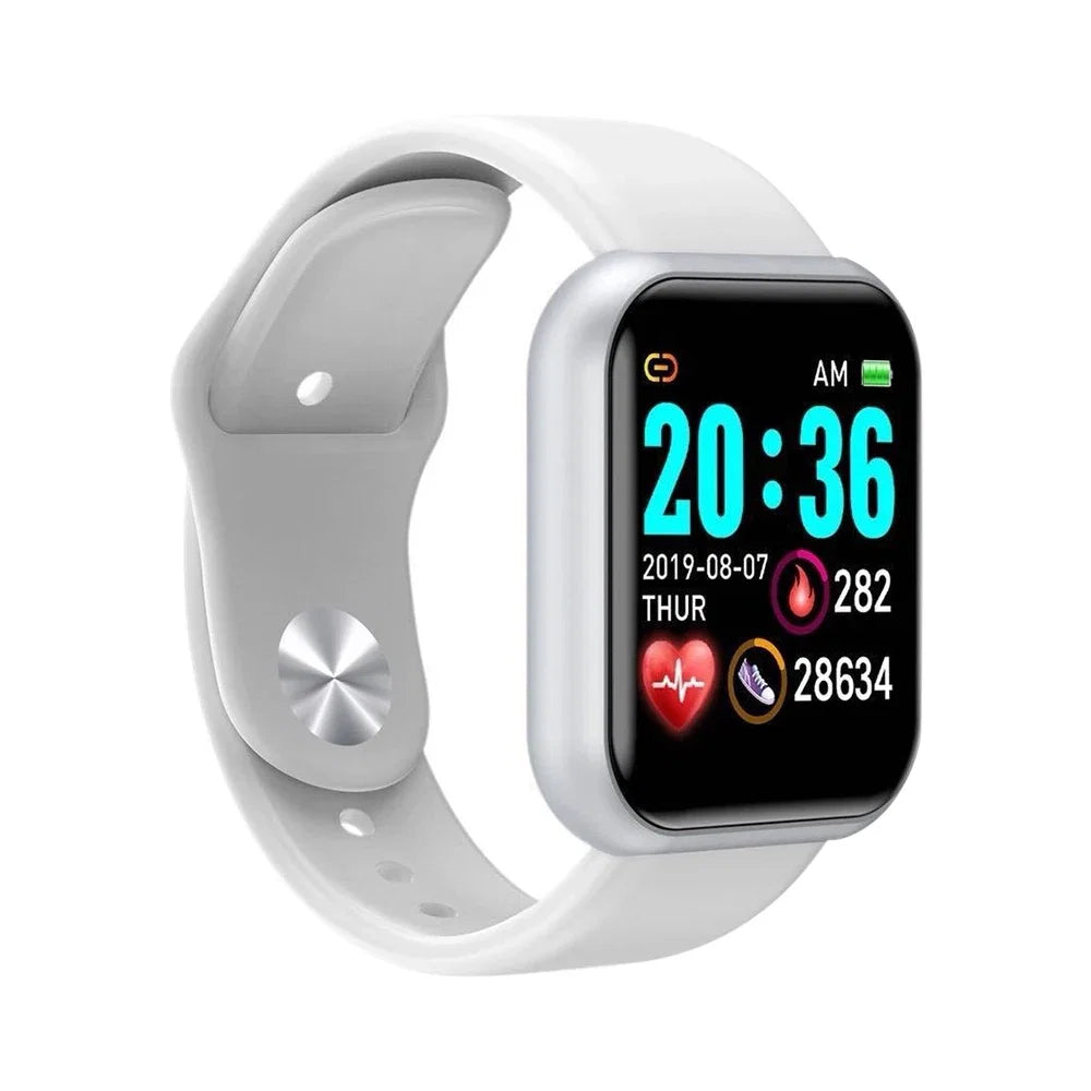 Bluetooth Smartwatch for Men Women | Fitness Tracker with Phone Control