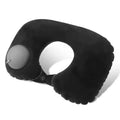 U-Shape Inflatable Travel Pillow | Portable Neck Support for Flight and Commute