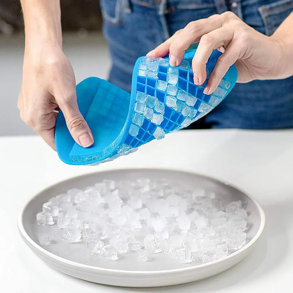 Small Silicone Ice Tray | 160 Grid Crushed Ice Cube Maker