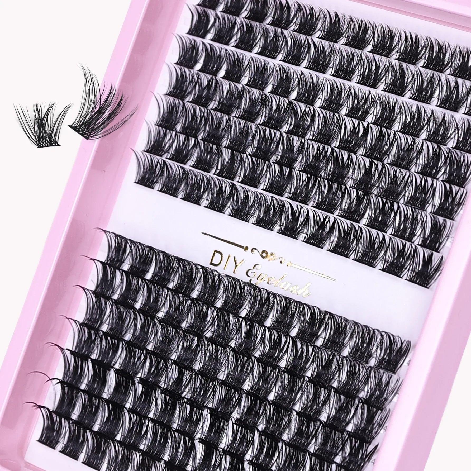 Lash Clusters 168pcs | DIY Wispy Individual Lashes 10-16mm D Curl