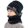 Children Winter Knit Hat and Scarf Set | Warm Unisex Accessory