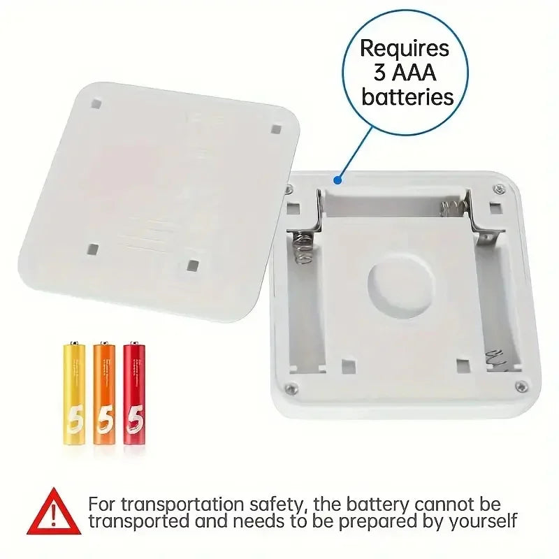 6LED Motion Sensor Night Light | Wireless Battery Operated Puck Lamp for Closet, Stair, Hallway