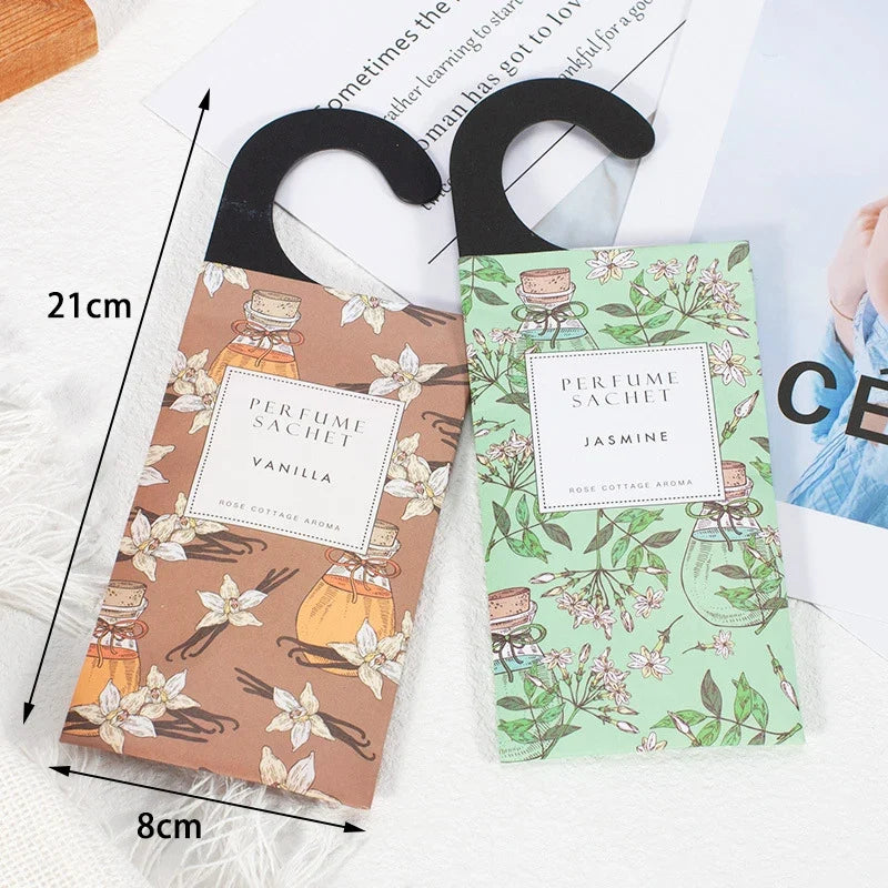 Large 1-Pack Eucalyptus Peppermint Hanging Closet Deodorizer | Long Lasting Scented Sachet