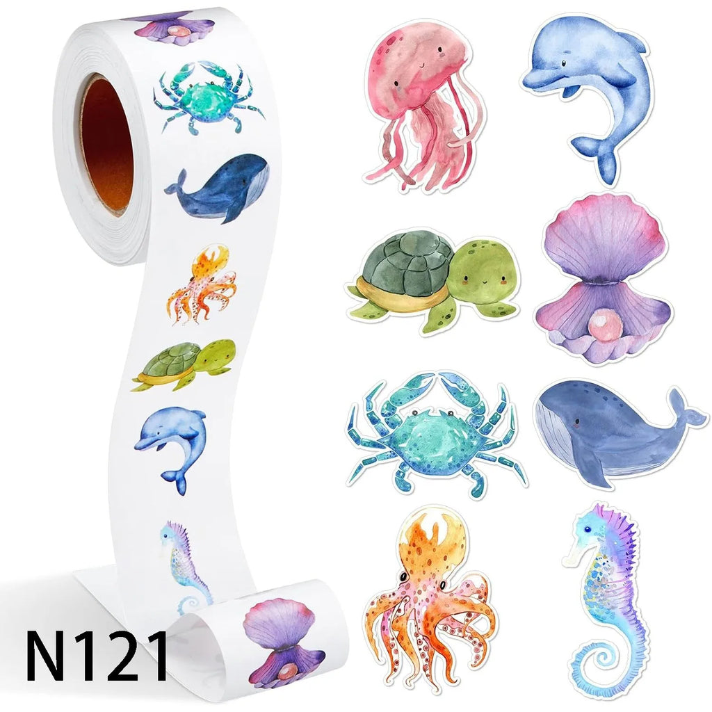 Cute Animal Roll Stickers | Fun Decorative Labels for Kids