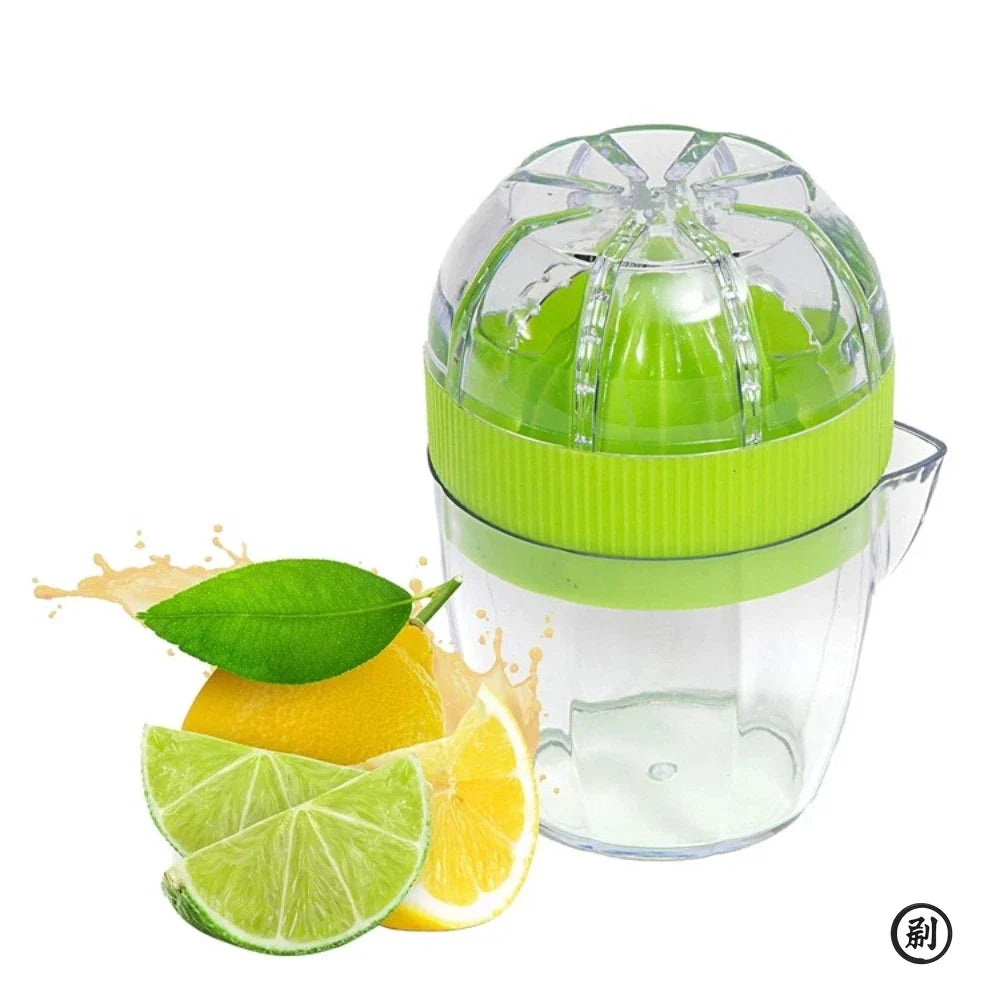 Manual Citrus Juicer with Lid | No Mess Lemon Squeezer for Fresh Juice