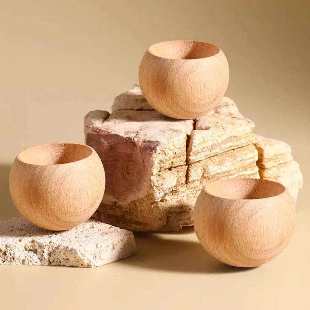 Creative Solid Wood Tumbler Fragrance Expander | Natural Reed Diffuser Set