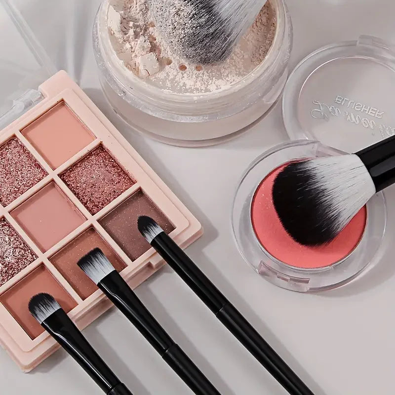 13-Piece Makeup Brush Set | Soft Fluffy Foundation Blush Highlighter Brush Kit