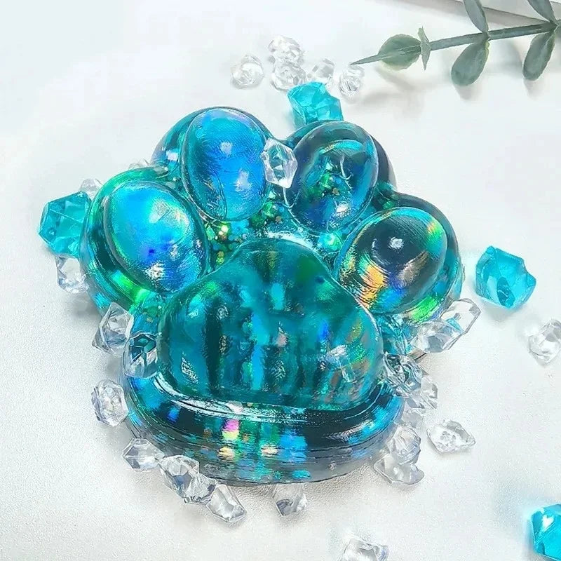 Taba Squishy Cat Paw Squeeze Toy | Kawaii Stress Relief Fidget Gift