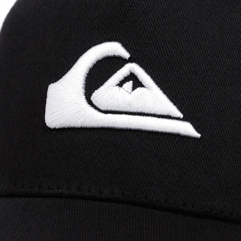 Triangle Surfing Embroidered Mesh Baseball Cap | Summer Breathable Hip Hop Trucker Hat