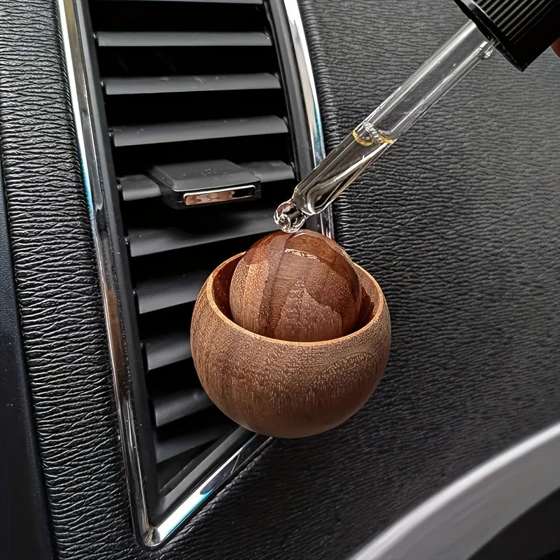 Mini Wooden Essential Oil Diffuser | Car and Home Fragrance Aroma Diffuser