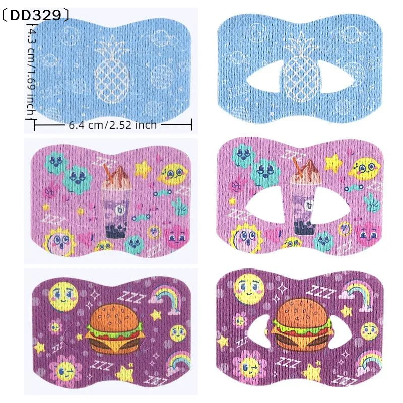 Snoring Relief Mouth Tape for Better Sleep | 20 Gentle Adhesive Strips