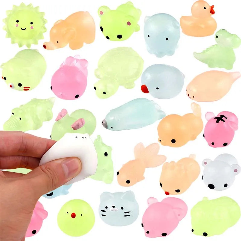 Cute Squishy Fidget Toy | Kawaii Mochi Cat Stress Reliever for Kids and Adults