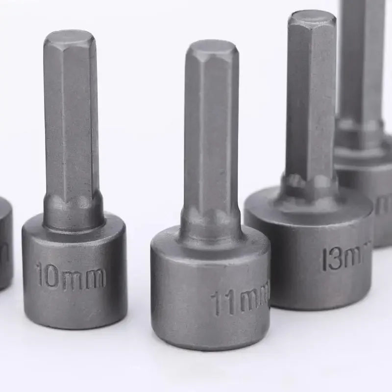 9-14 Piece Hex Socket Nut Driver Set | 5mm-13mm Screwdriver Bit Set