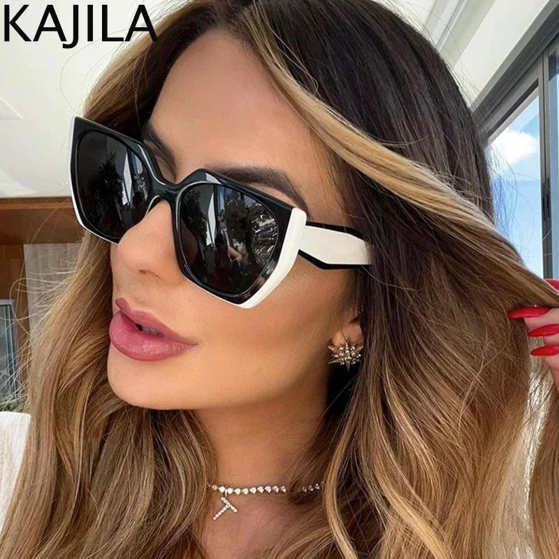 Cat Eye UV400 Square Punk Sunglasses