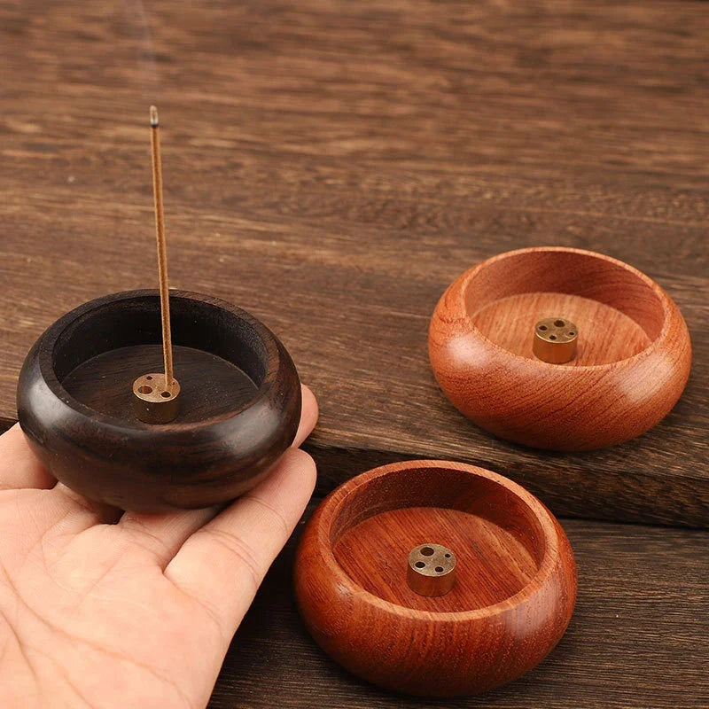 Wooden Incense Holder Ash Catcher | Bowl Shape Incense Burner
