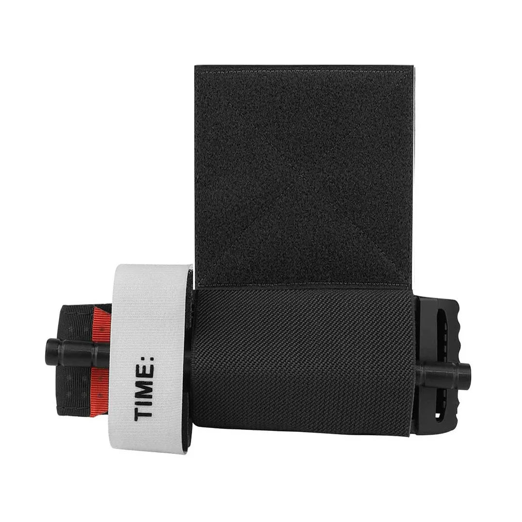2pcs Elastic Tourniquet Holder with Hook & Loop | Tactical EDC Pouch for Vest, Belt, and Bag