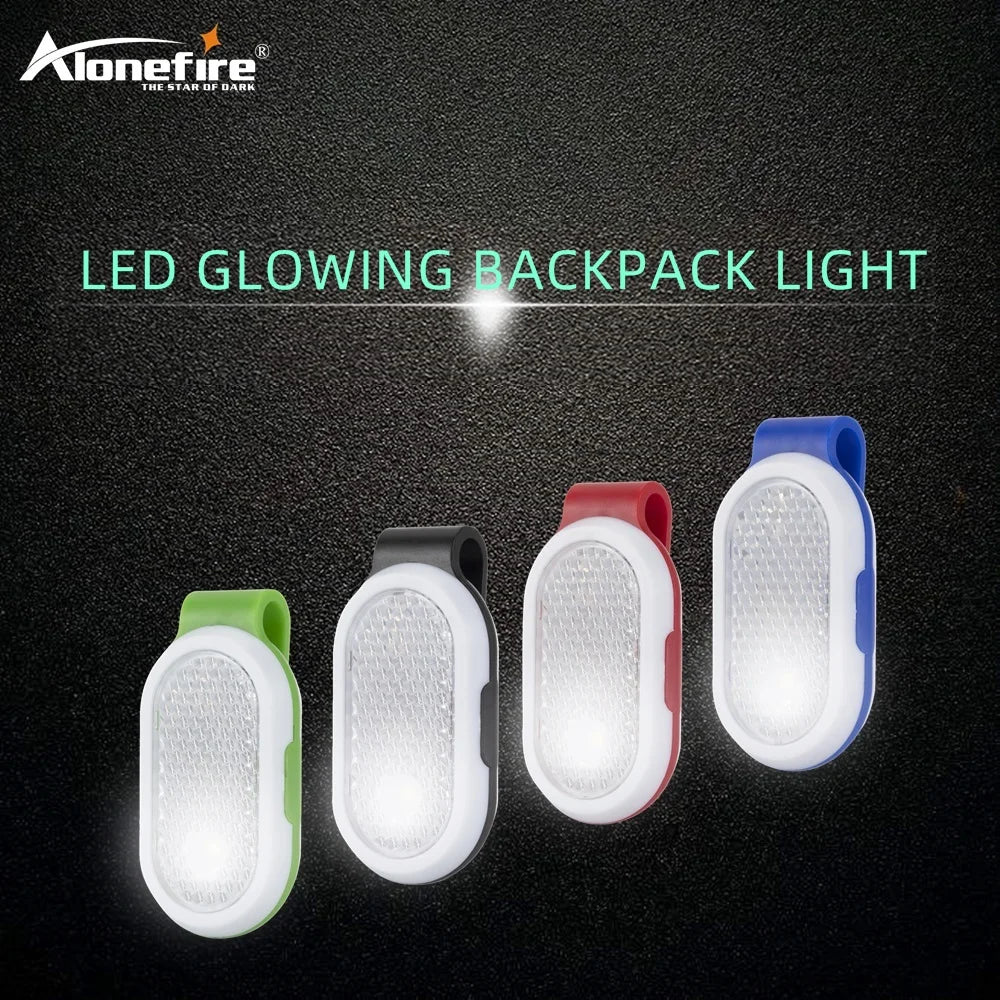 Compact LED Safety Light for Night Running, Hiking, and Walking | Clip-On Emergency Warning Lamp