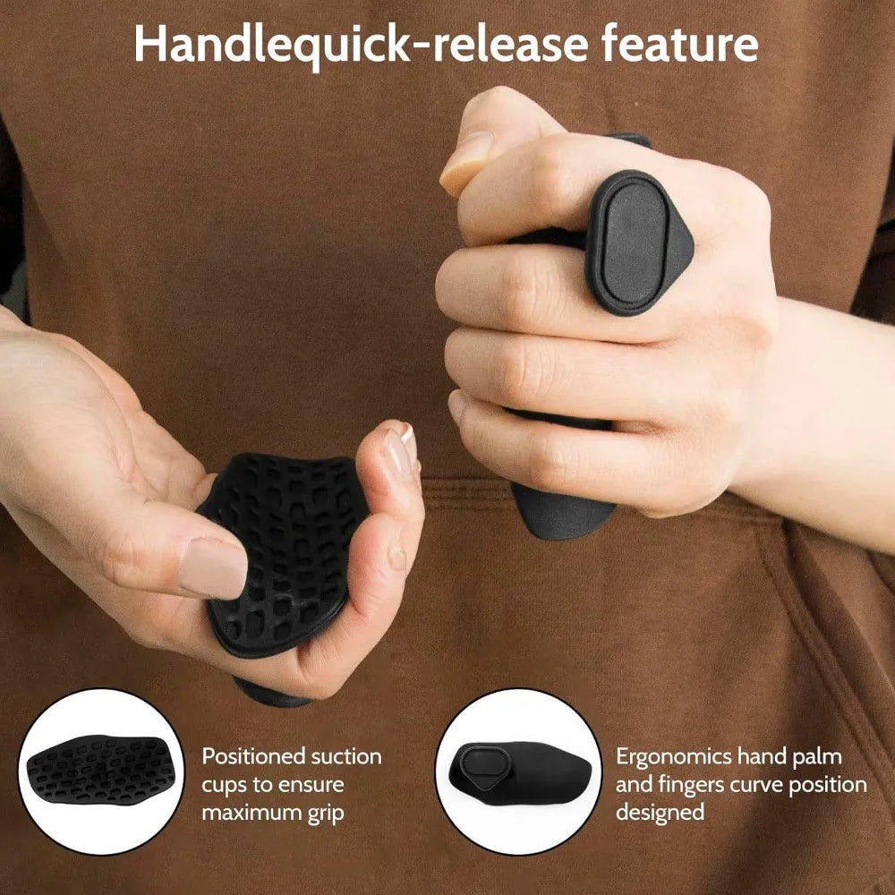 Anti Slip Grip Strengthener | Breathable Fingerless Hand Gripper for Dumbbell Lifting