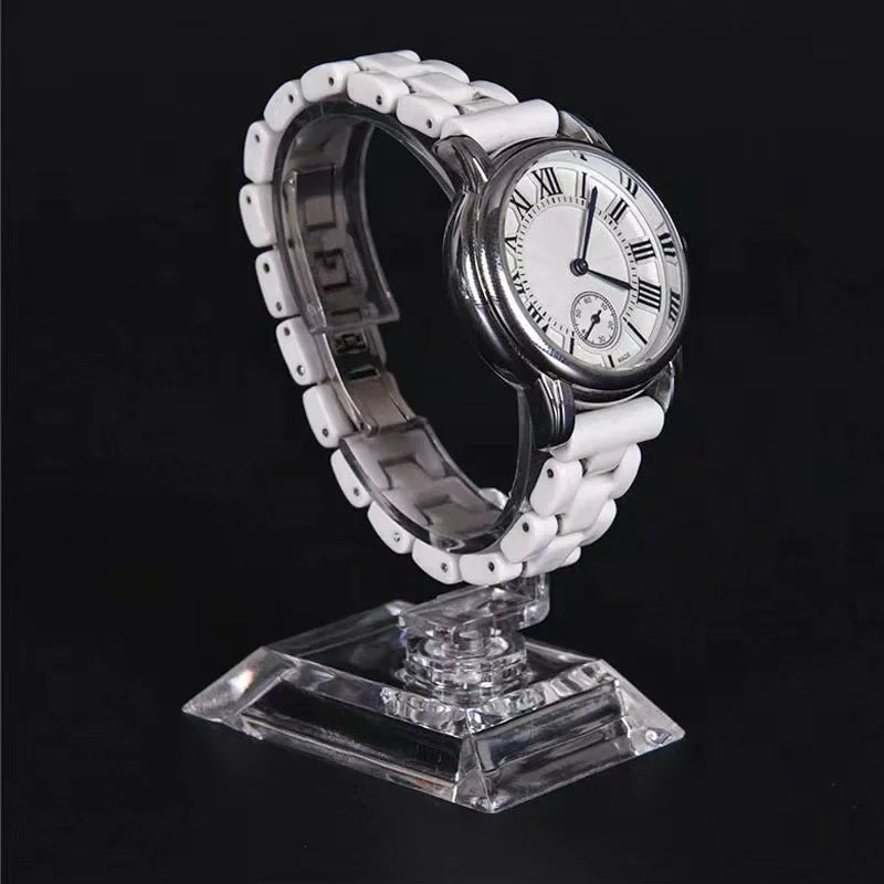 Transparent Watch Display Rack | C-Ring Counter Display for Bracelets