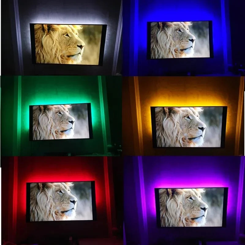 5V USB LED Strip Lights | Flexible Home TV Background Lighting