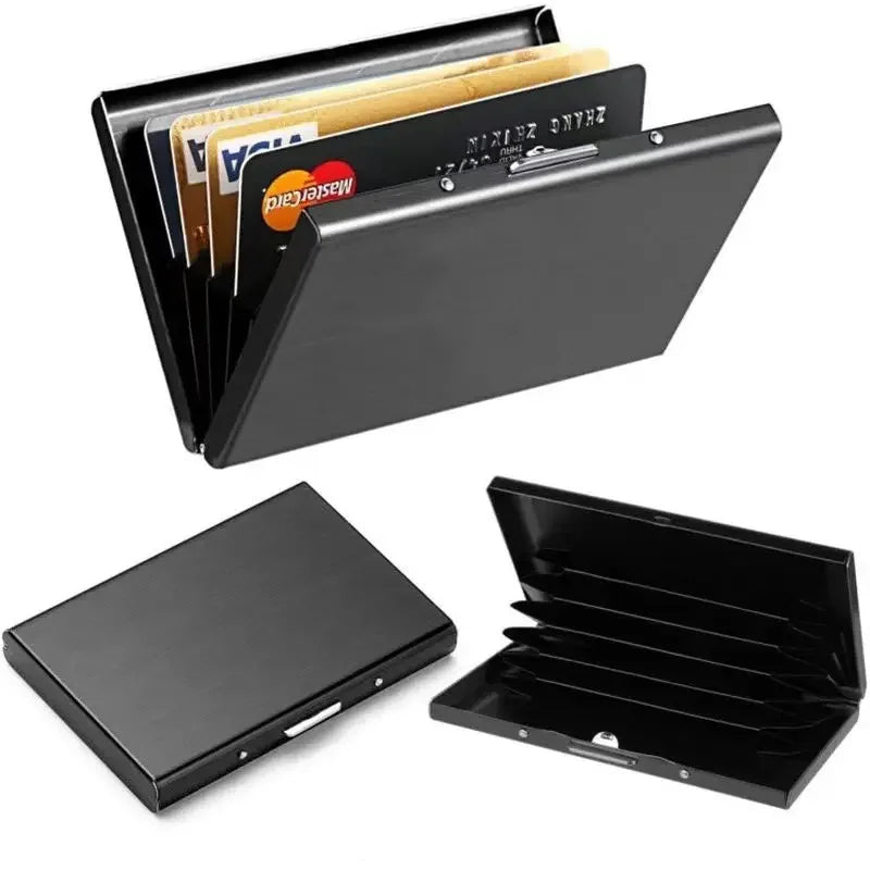 RFID Blocking Credit Card Holder | Slim Metal Wallet