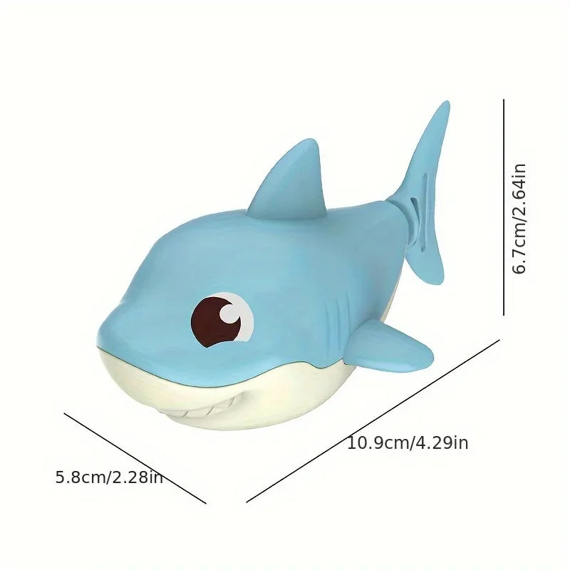 Summer Hot New Cartoon Shark Baby Water Play Toy | Wind-Up Chain Bath Toy for Kids