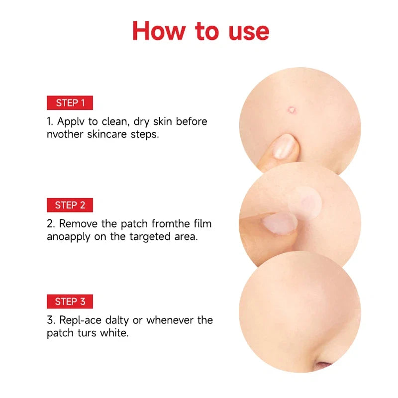 24pcs/36pcs Round Hydrogel Invisible Acne Sticker | Skin Care & Makeup Cover Patches