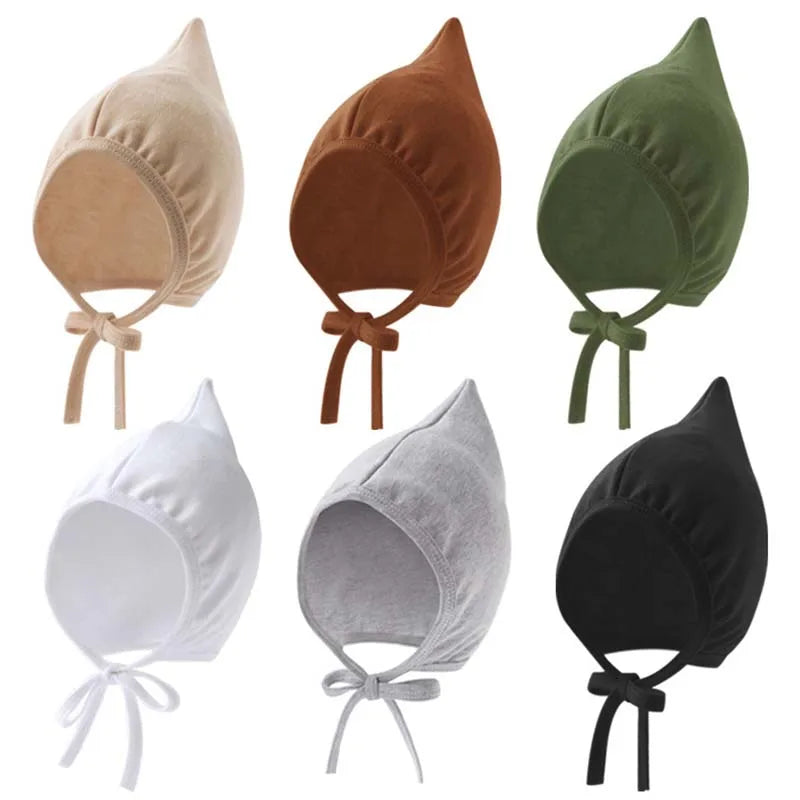 Cotton Newborn Elf Hat for Baby Boys and Girls | Soft Unisex Beanie for 0-12 Months
