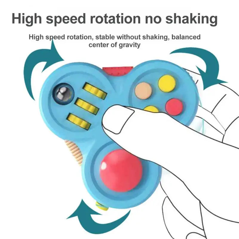 10 in 1 Fidget Pad | Antistress Fidget Toy Pack for Autism and ADHD