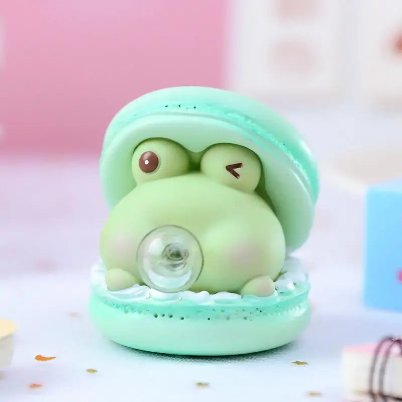 2Pcs Macaron Burger Bubble Blowing Stress Relief Toy | Creative Office Desk Decompression Gift