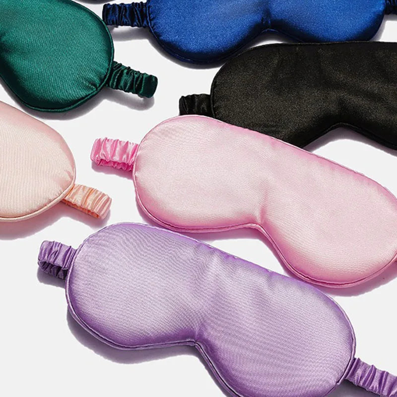 Imitated Silk Sleep Eye Mask | Soft Comfortable Sleeping Shield for Light Blocking