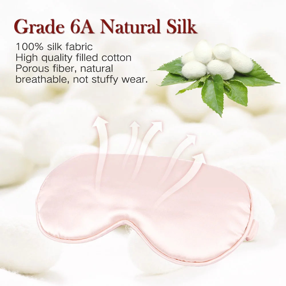 Imitated Silk Sleep Eye Mask | Soft Light Blocking Travel Eyeshade