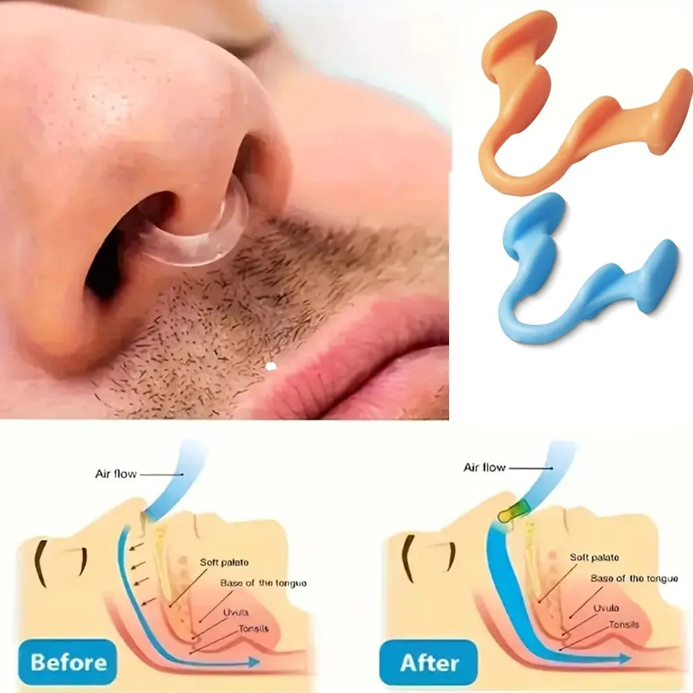 Anti Snoring Nose Clip | Gentle Sleep Aid for Men and Women