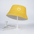 Smiley Face Fisherman Hat for Kids | Cute UV Protective Foldable Sun Hat