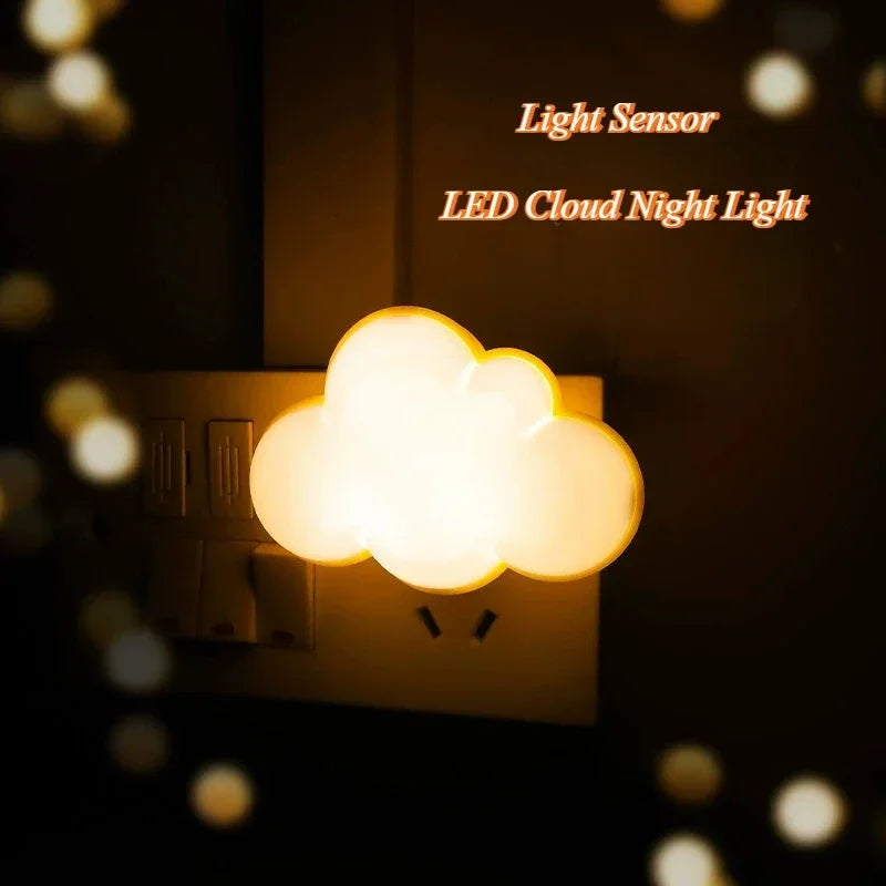Cloud Night Light | Cute LED Plug-in Night Lamp for Kids and Adults