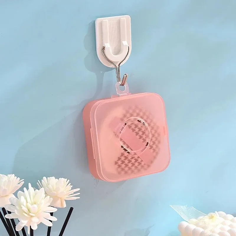 Portable Air Cushion Puff Box | Travel Makeup Sponge Case with Powder Container