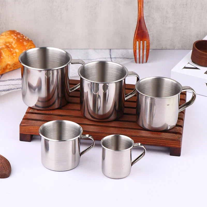 Stainless Steel Coffee Mug with Handle | Unbreakable Travel Cup