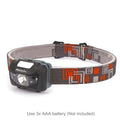 Alonefire HP30 3W LED Headlamp | White and Red Strobe Light for Outdoor Adventures