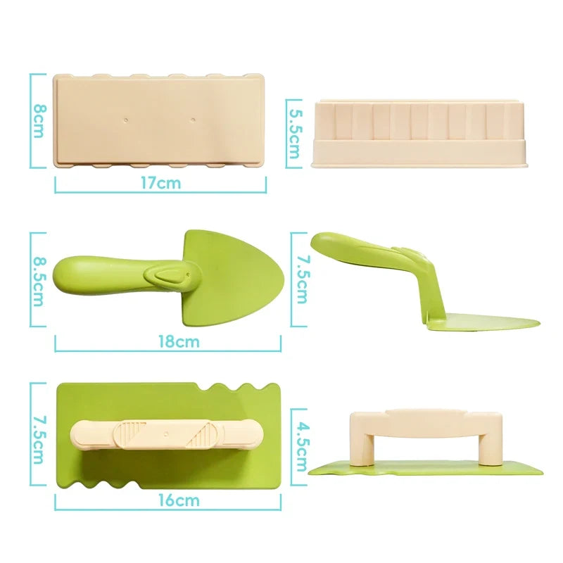 Children Beach Sand Toys Set | Castle Building Molds for Outdoor Snow and Sand Play