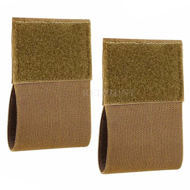 2pcs Elastic Tourniquet Holder with Hook & Loop | Tactical EDC Pouch for Vest, Belt, and Bag
